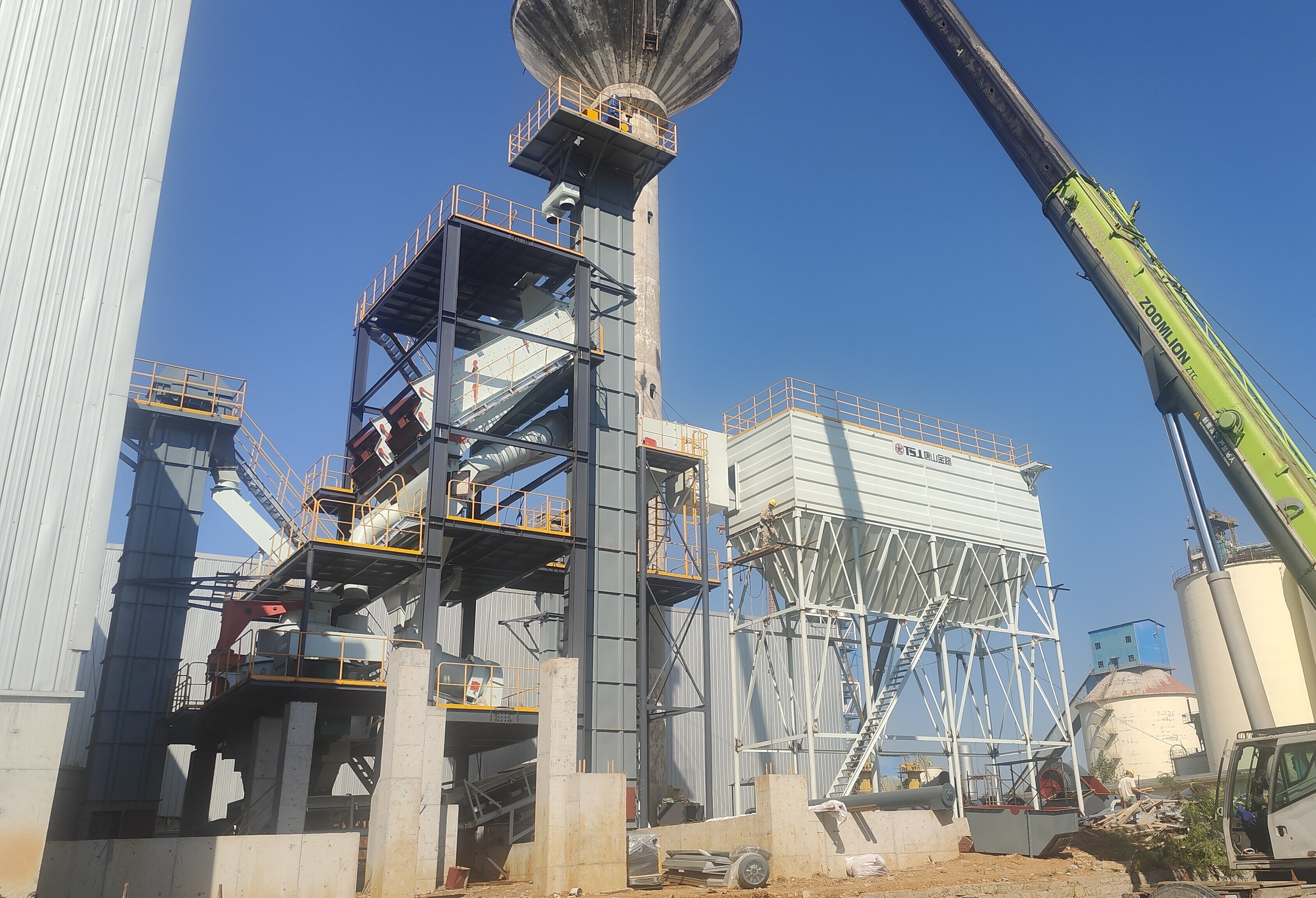 干法制砂樓：石粉變砂，細(xì)度與含粉率精準(zhǔn)調(diào)控